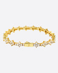 HONEYCOMB BRACELET - 3MM 18K GOLD