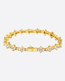 HONEYCOMB BRACELET - 3MM 18K GOLD